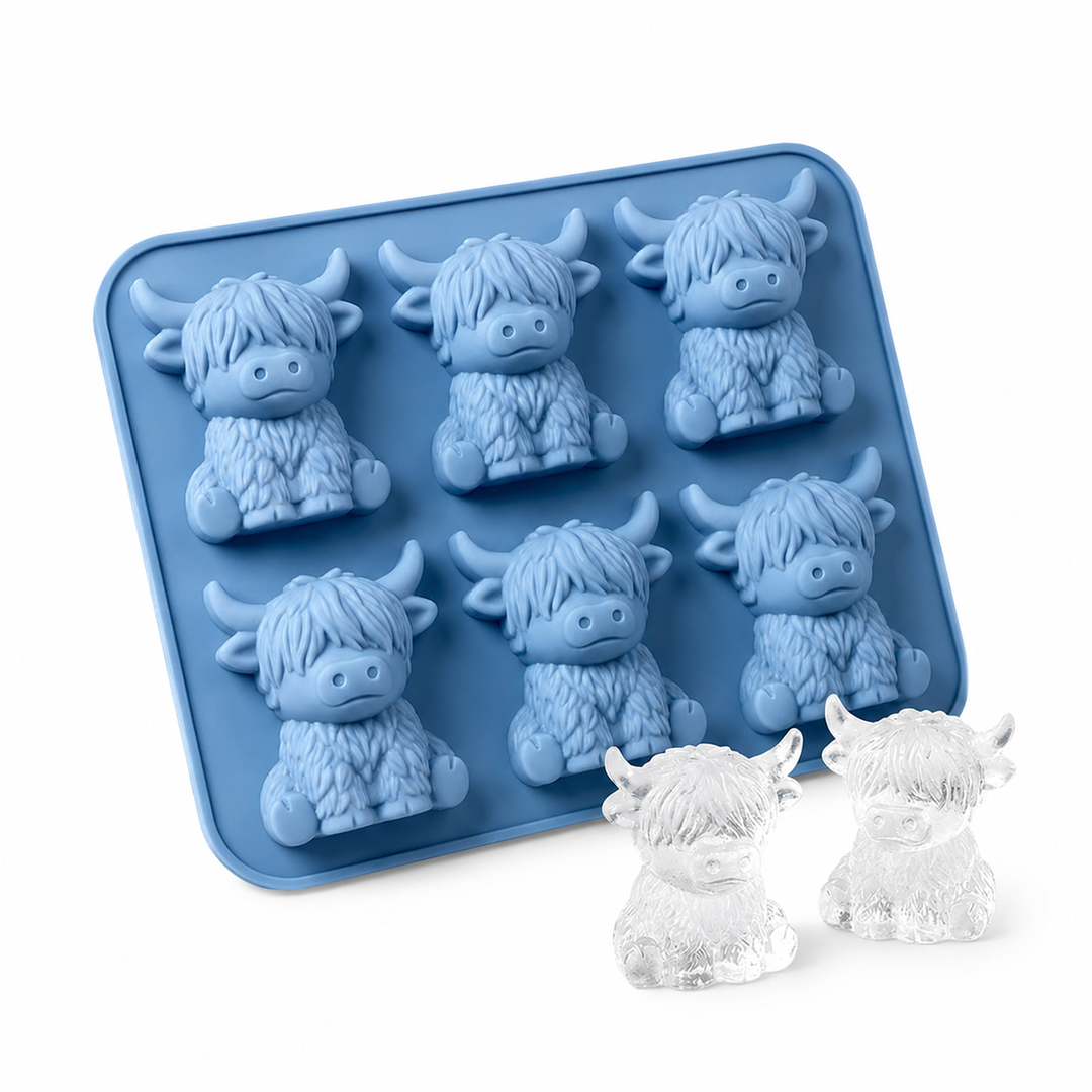 Highland Cow Silicone Ice Cube Mold