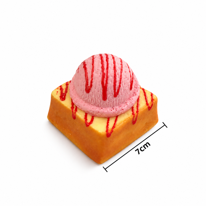 Ice Cream Toast Squishy Toy – Dessert Stress Relief Fidget