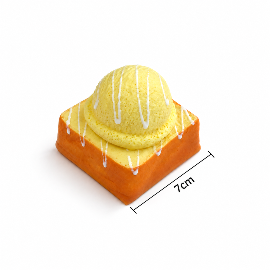Ice Cream Toast Squishy Toy – Dessert Stress Relief Fidget
