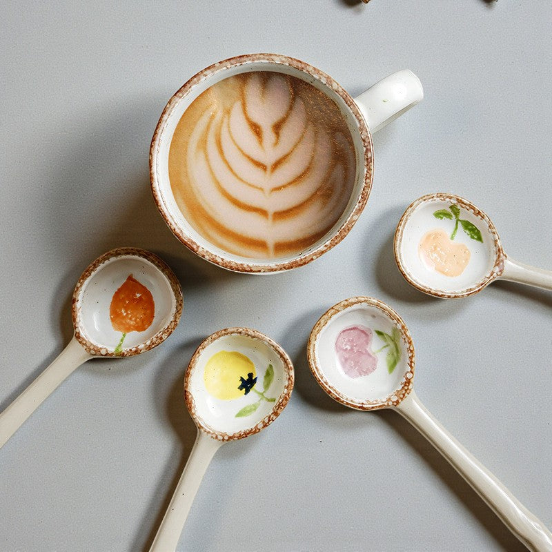 Japanese-Style Ceramic Soup Spoon | Tableware 