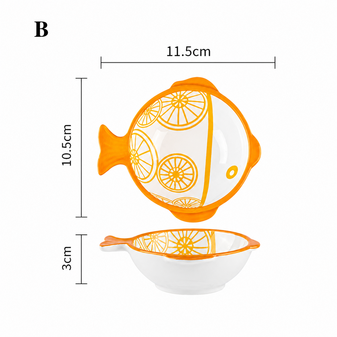 Japanese Fish Sauce Dish, Ceramic Soy Sauce Dipping Bowl