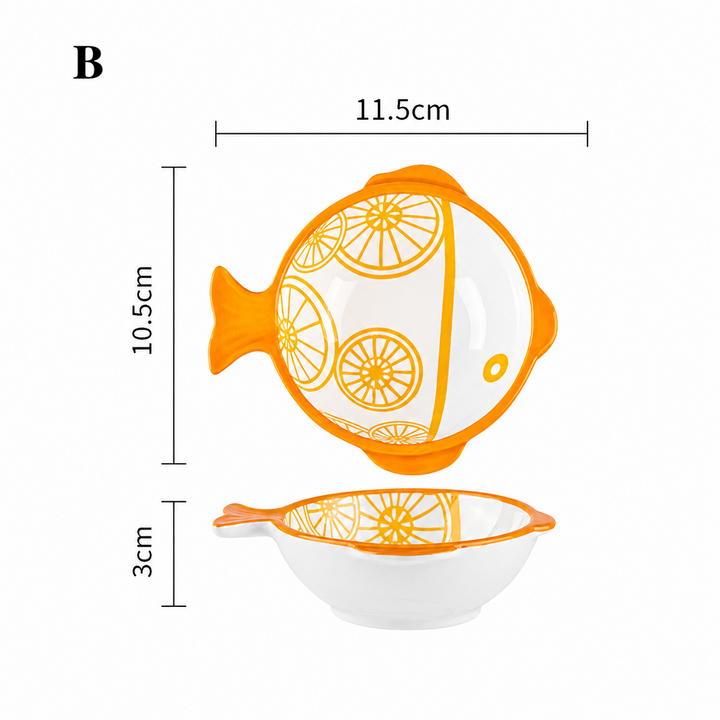Japanese Fish Sauce Dish, Ceramic Soy Sauce Dipping Bowl