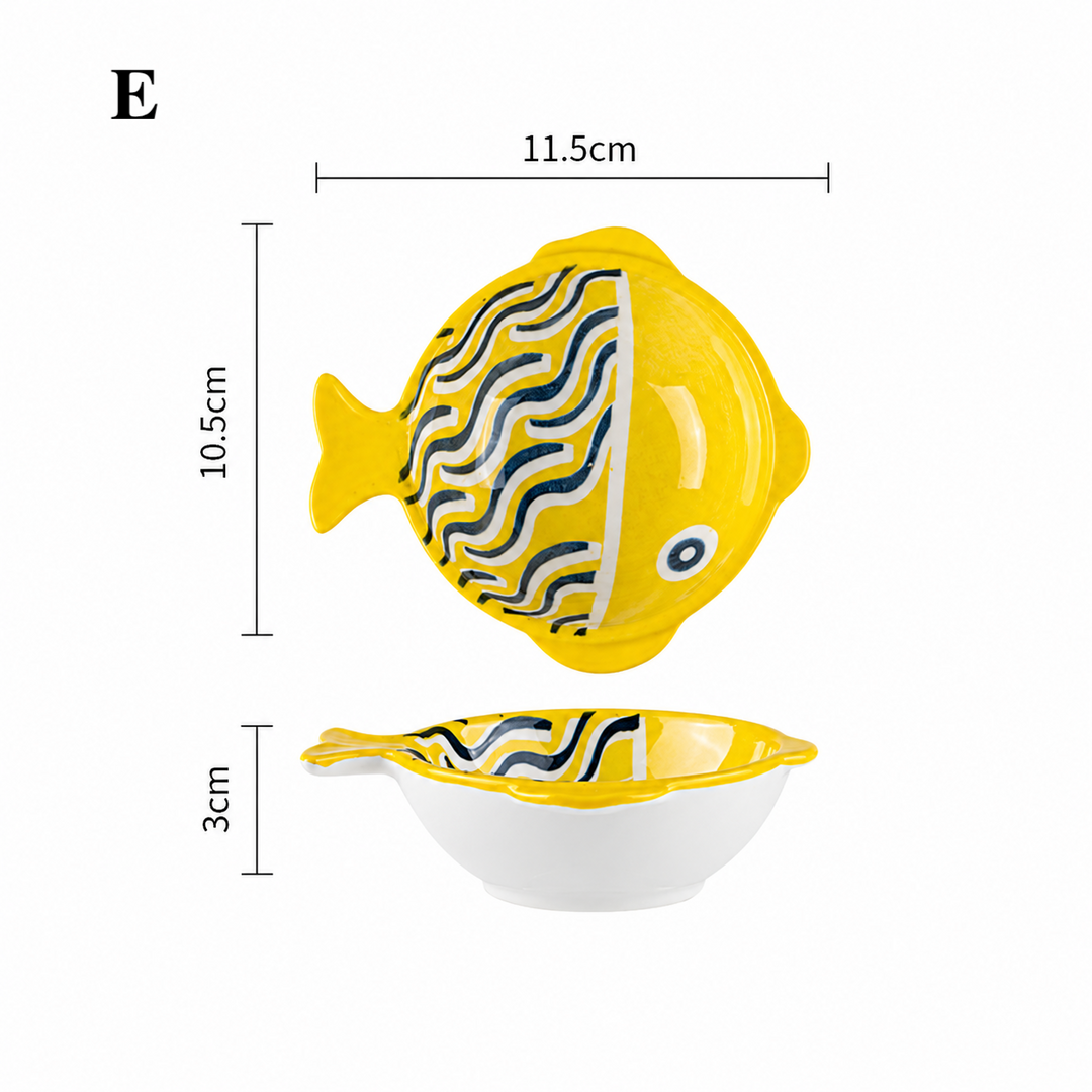 Japanese Fish Sauce Dish, Ceramic Soy Sauce Dipping Bowl