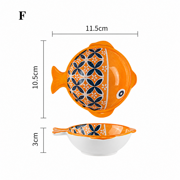 Japanese Fish Sauce Dish, Ceramic Soy Sauce Dipping Bowl