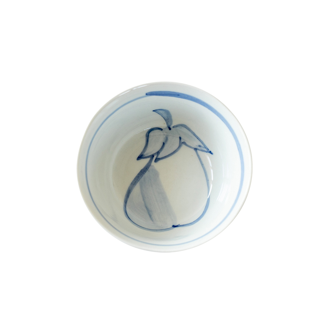 Japanese Vegetable Pattern Ceramic Bowl | Side Dish Bow