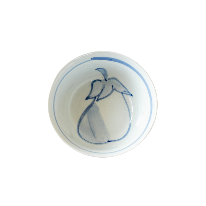 Japanese Vegetable Pattern Ceramic Bowl | Side Dish Bow