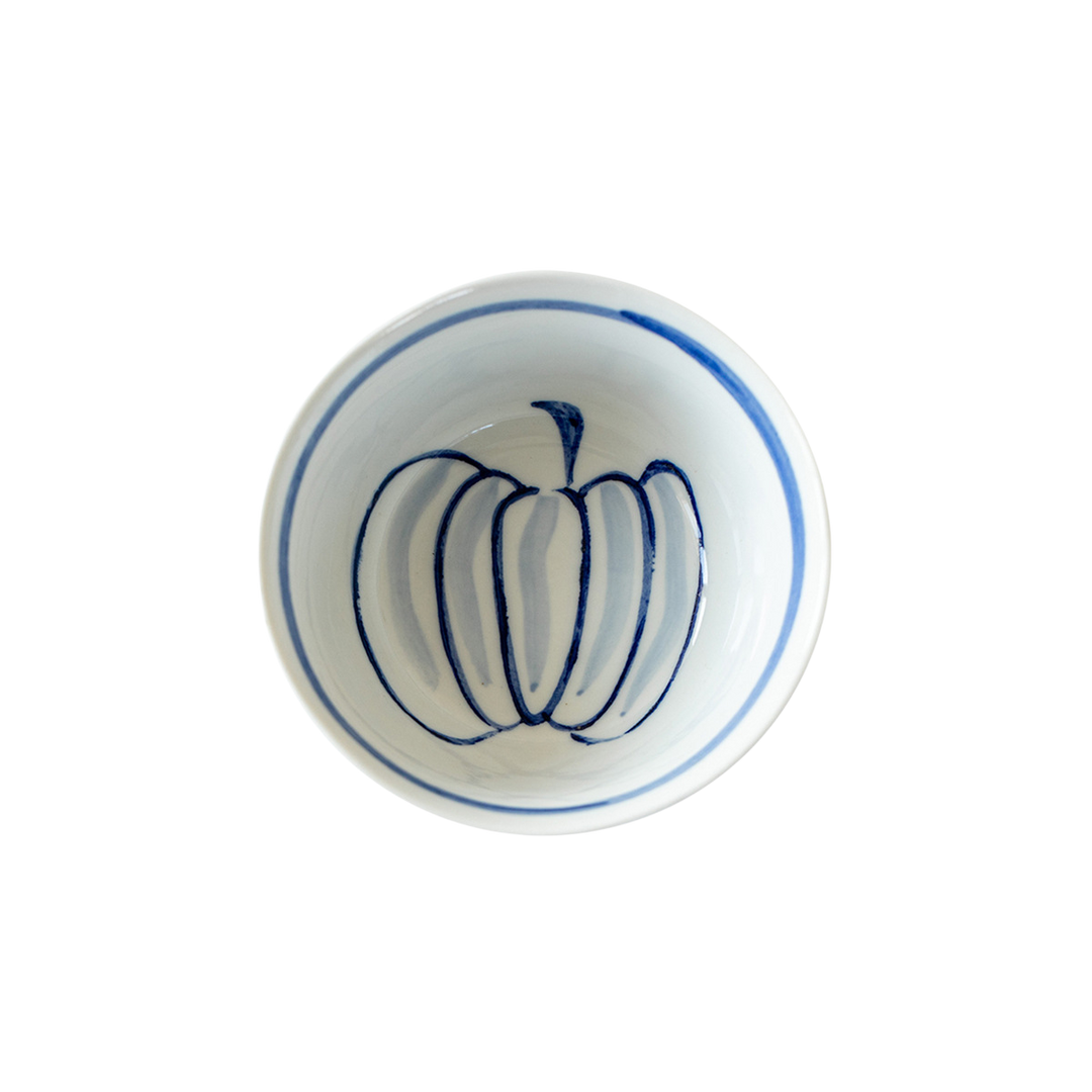 Japanese Vegetable Pattern Ceramic Bowl | Side Dish Bow