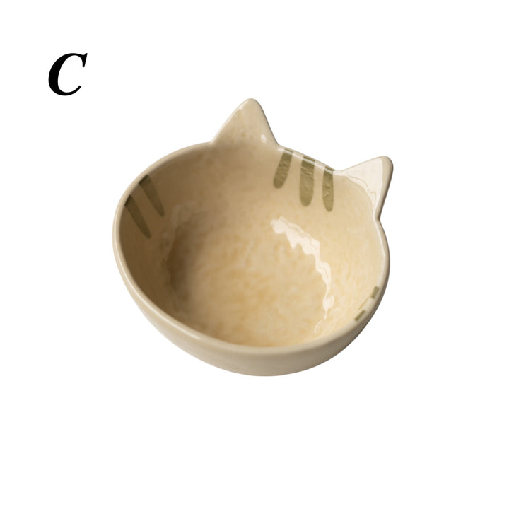 Japanese Vintage Cat Ceramic Sauce Dish Plate