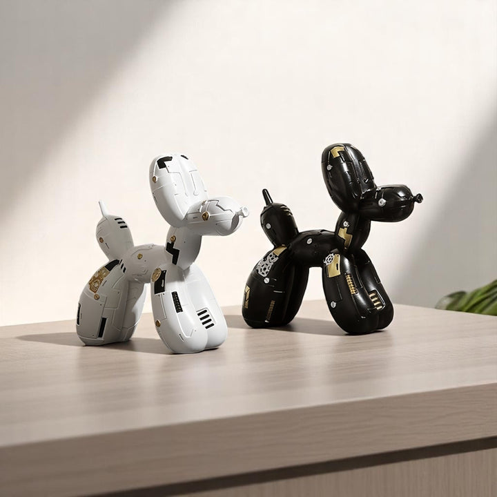 Mechanical Balloon Dog Resin Sculpture