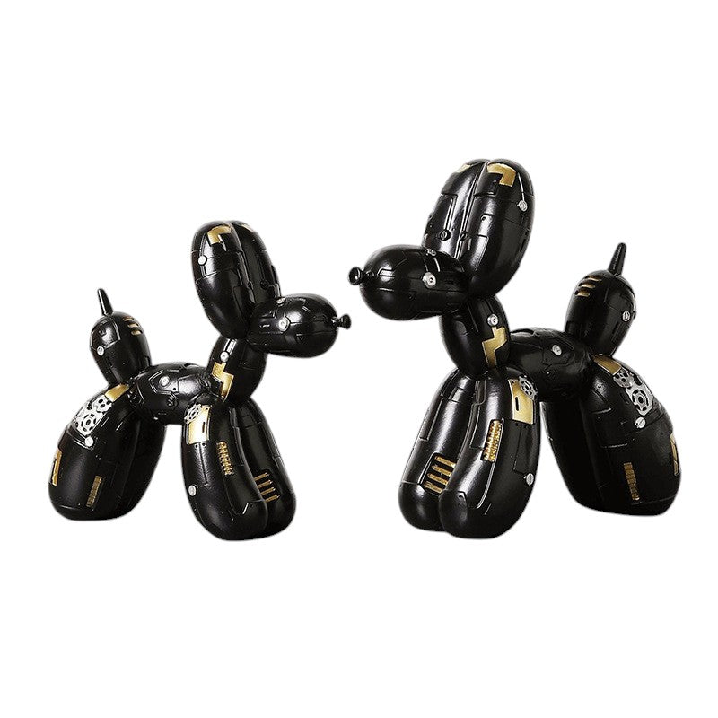 Mechanical Balloon Dog Resin Sculpture
