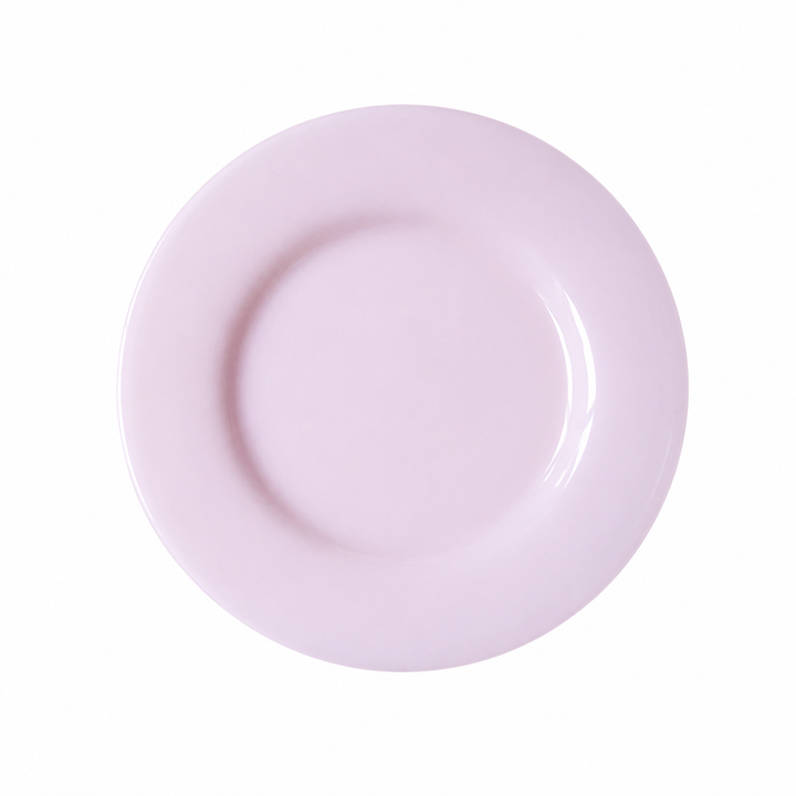 18cm Milk Jade Glass Dessert Plate | Serving Plate