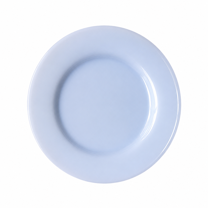 18cm Milk Jade Glass Dessert Plate | Serving Plate
