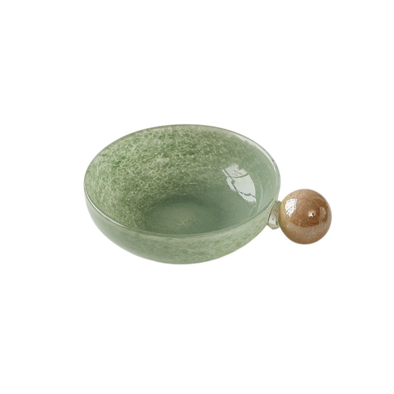 Mini Fruit Plate – Elegant Glass Snack & Dessert Tray
