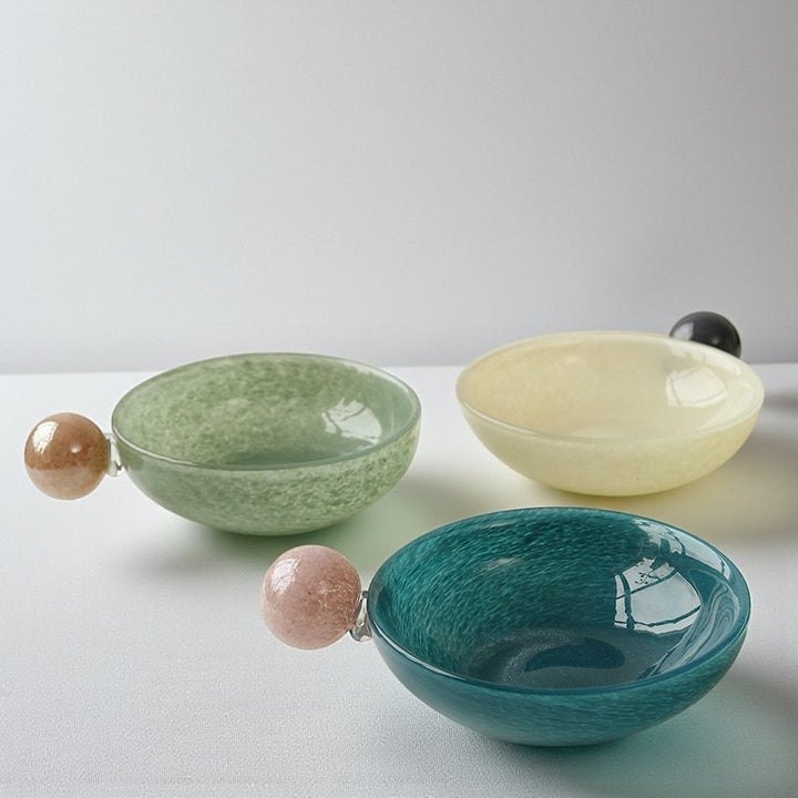 Mini Fruit Plate – Elegant Glass Snack & Dessert Tray