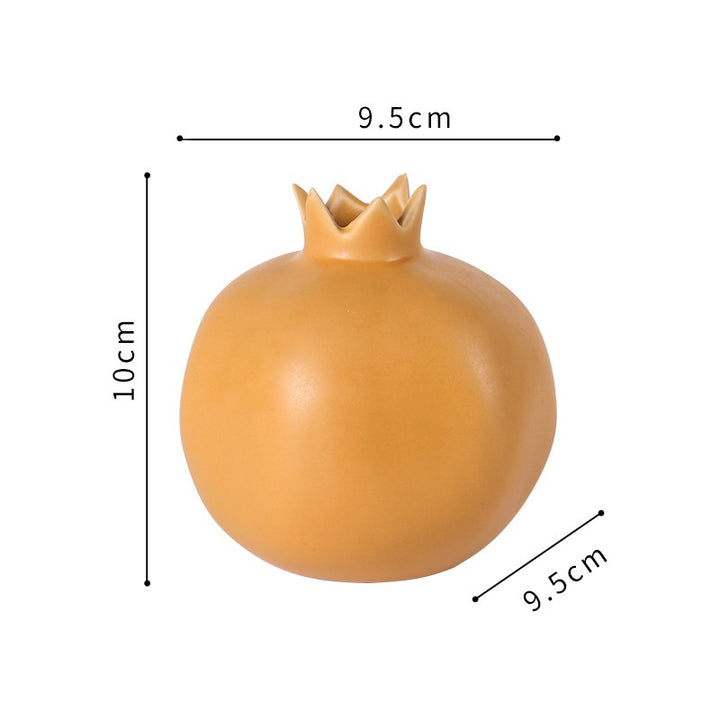 Modern Morandi Ceramic Pomegranate Ornament