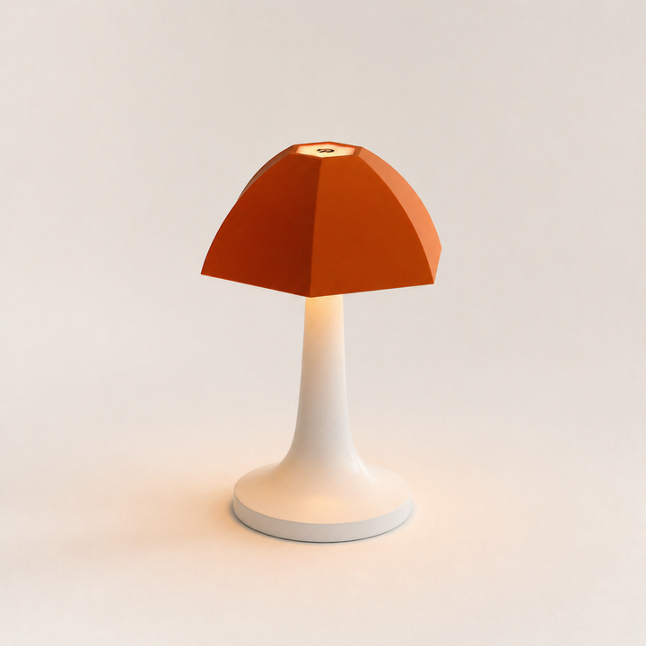 Nordic Mushroom LED Table Lamp Rechargeable Bedside