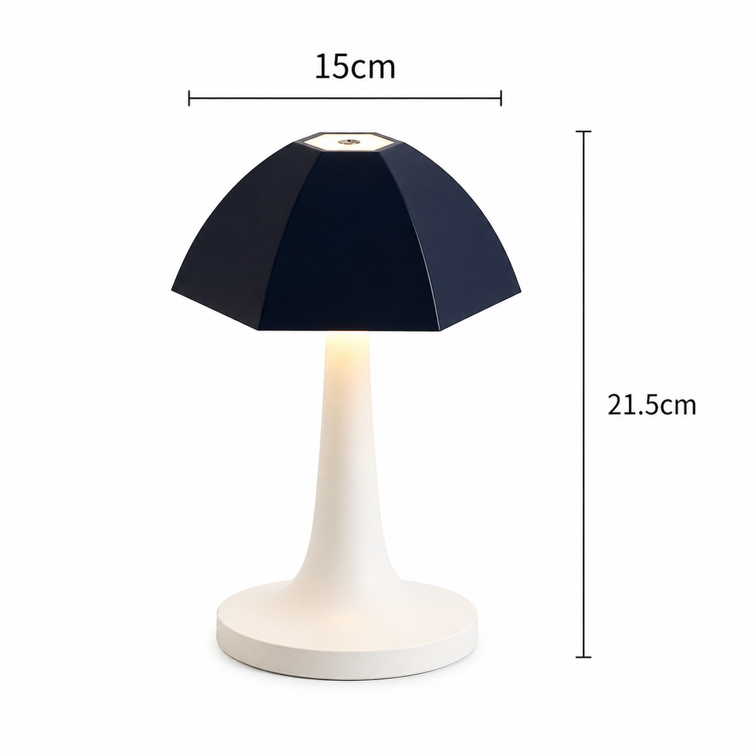 Nordic Mushroom LED Table Lamp Rechargeable Bedside