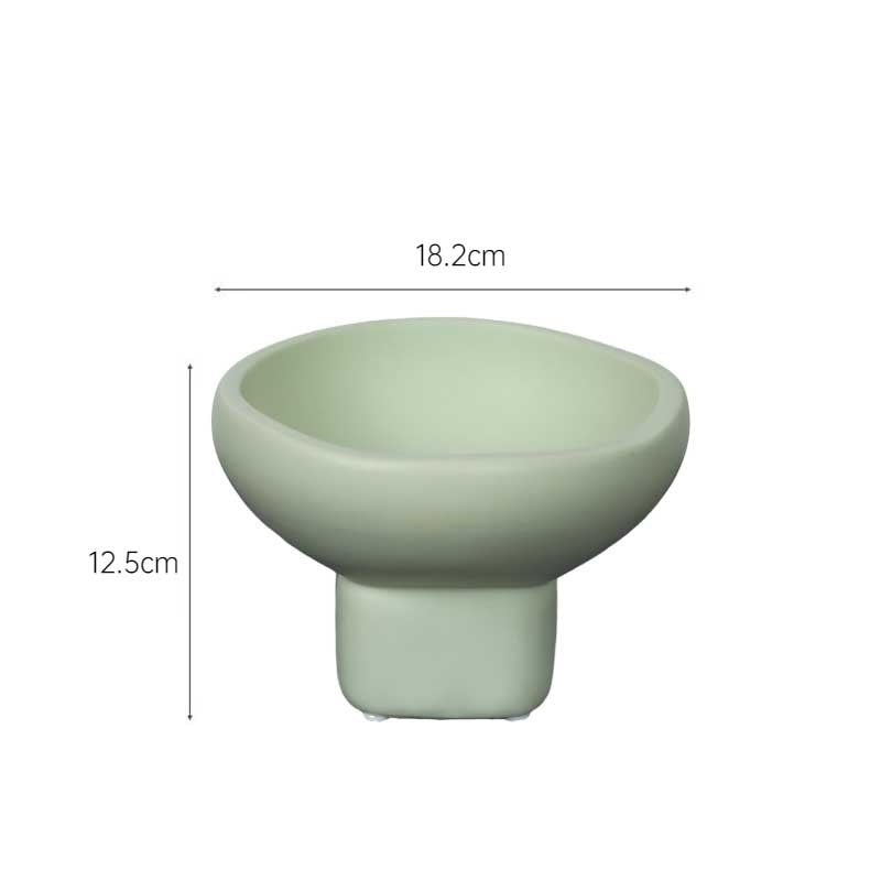 Nordic Cream-Style Ceramic Fruit & Snack Tray | Organizer
