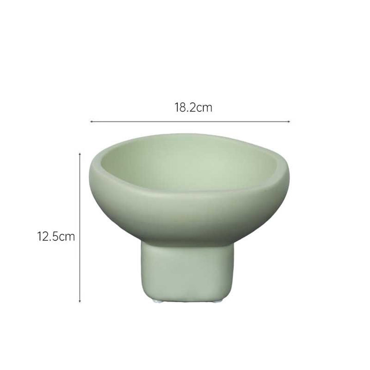 Nordic Cream-Style Ceramic Fruit & Snack Tray | Organizer