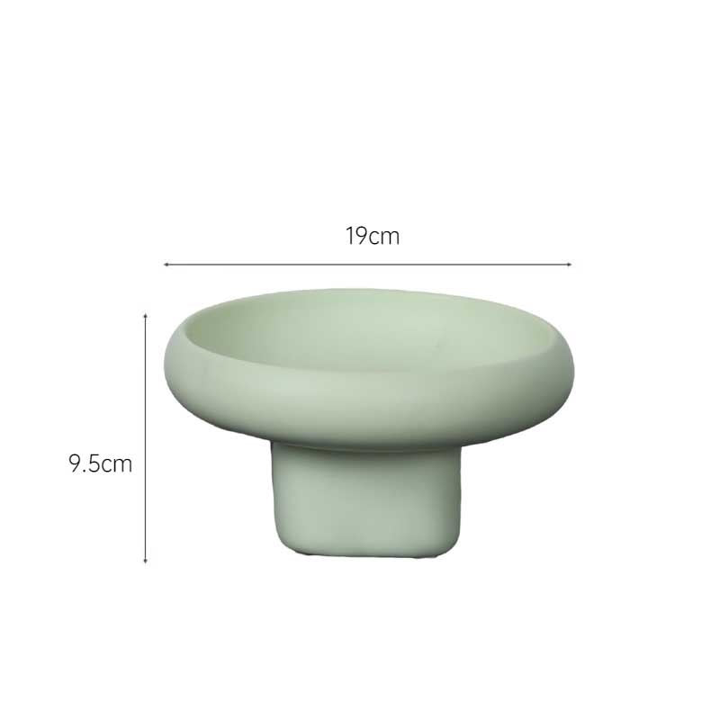 Nordic Cream-Style Ceramic Fruit & Snack Tray | Organizer