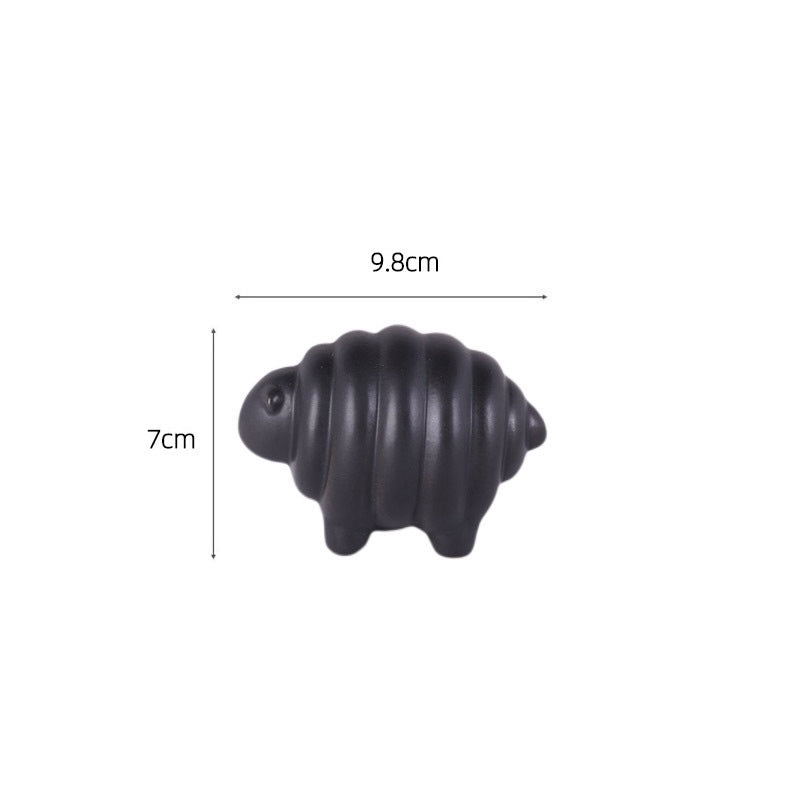 Nordic Creative Ceramic Sheep Figurine – Modern Home Decor