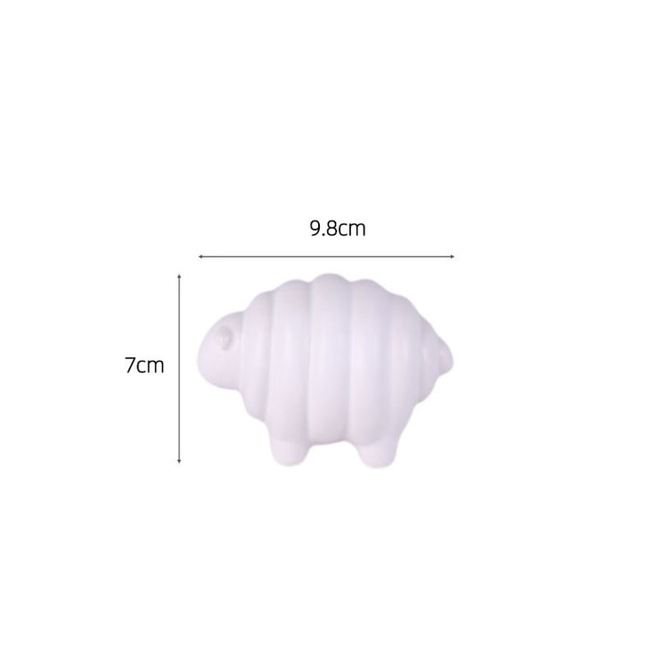 Nordic Creative Ceramic Sheep Figurine – Modern Home Decor