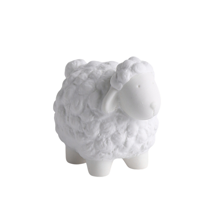 Nordic Creative Ceramic Sheep Ornament | Cute Home Decor