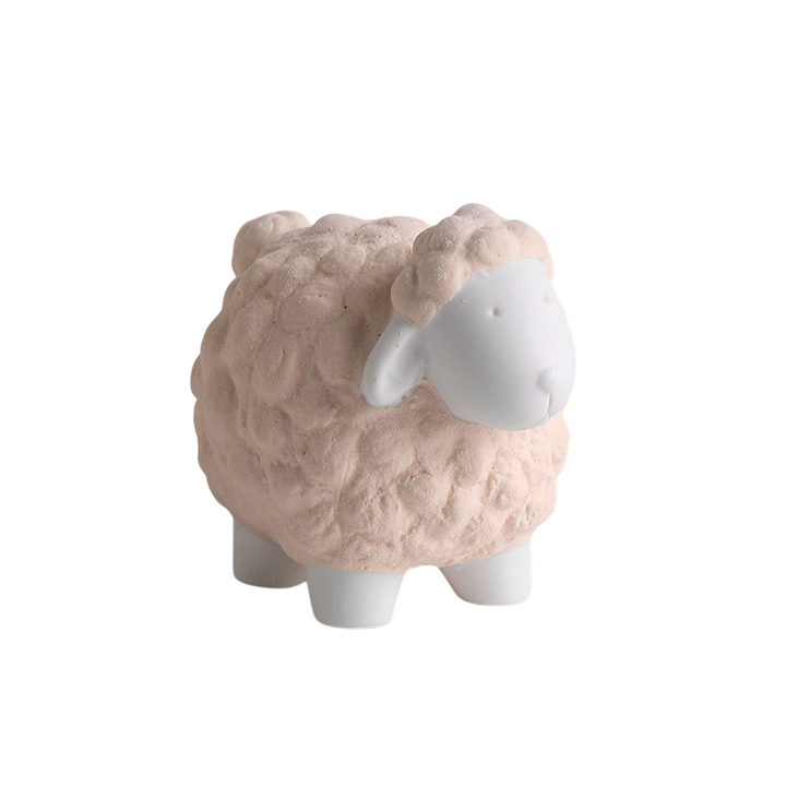 Nordic Creative Ceramic Sheep Ornament | Cute Home Decor
