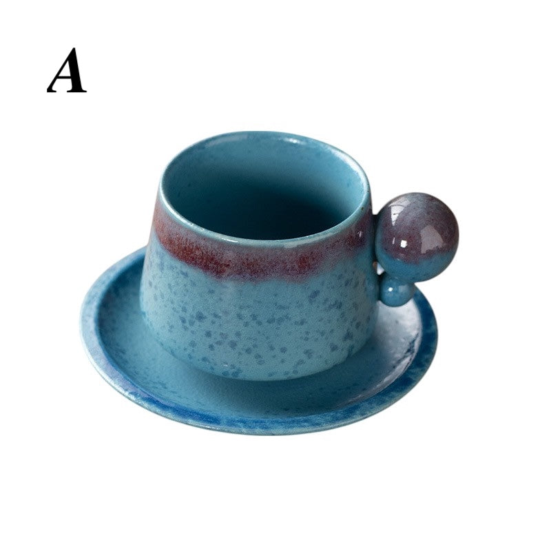Nordic Creative Ceramic Mug – Artistic Tea & Coffee Cup