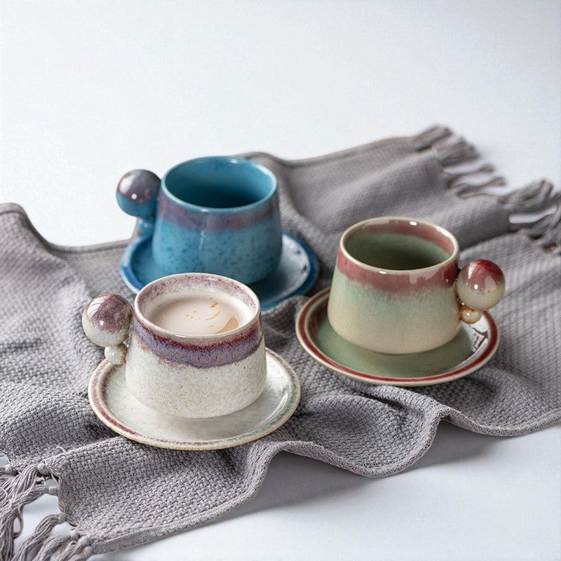 Nordic Creative Ceramic Mug – Artistic Tea & Coffee Cup