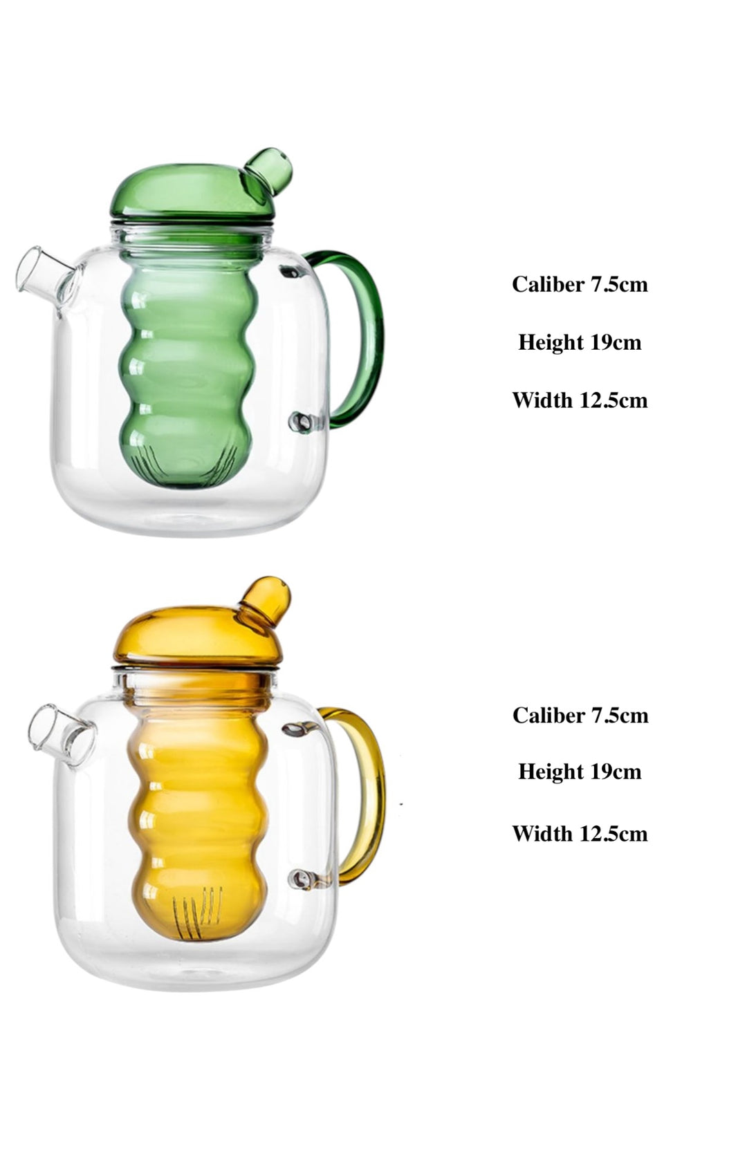 Nordic Minimalist Borosilicate Glass Teapot | Water Carafe