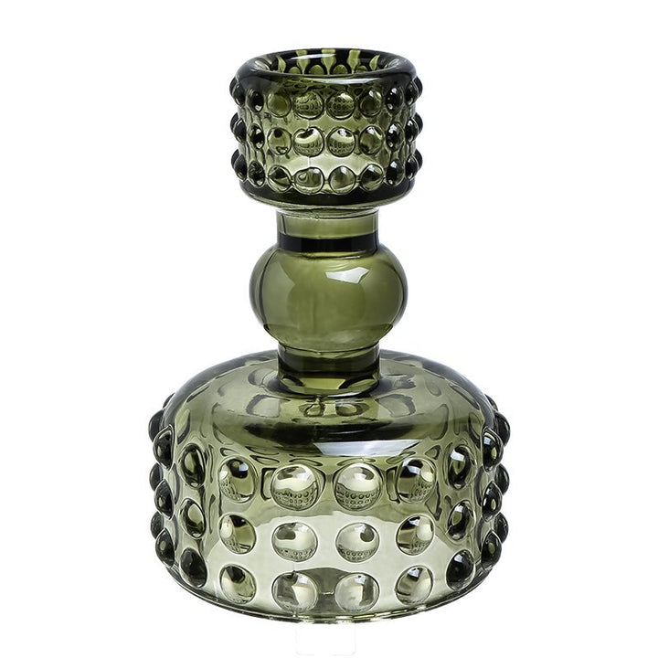 Nordic Minimalist Bubble Glass Candle Holder – Home Accent