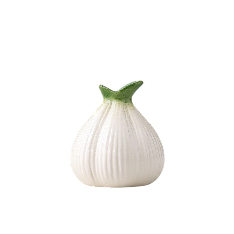 Onion-Shaped Ceramic Vase | Creative Hydroponic Flower Pot