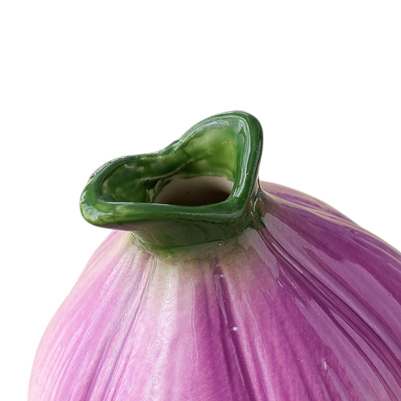 Onion-Shaped Ceramic Vase | Creative Hydroponic Flower Pot
