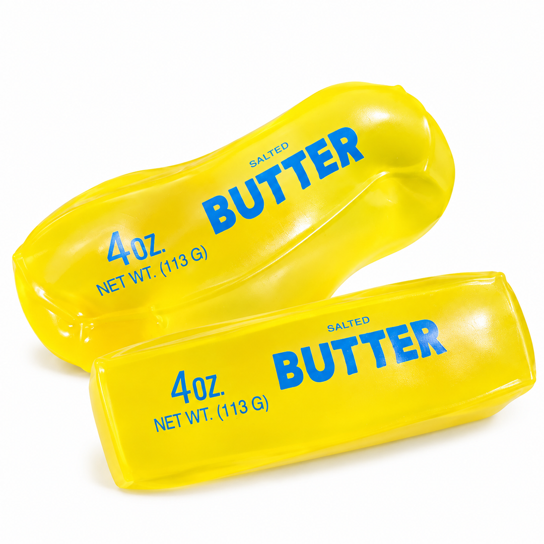 Realistic Salted Butter Bar Squishy – Stretchy Stress Relief