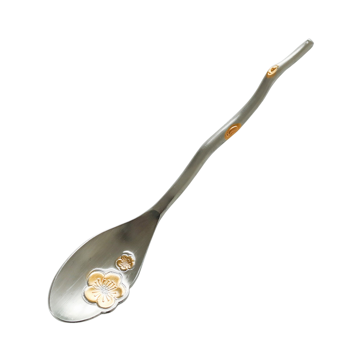 Sakura Stainless Steel Coffee Spoon & Fork 