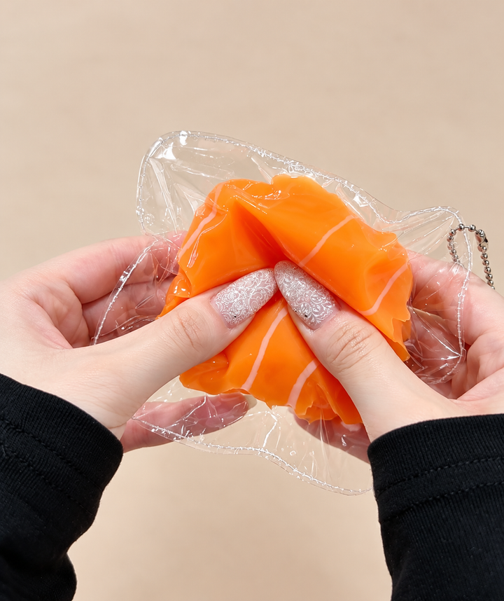 Salmon Squishy Toy – Soft Silicone Sensory Stress Toy 5cm