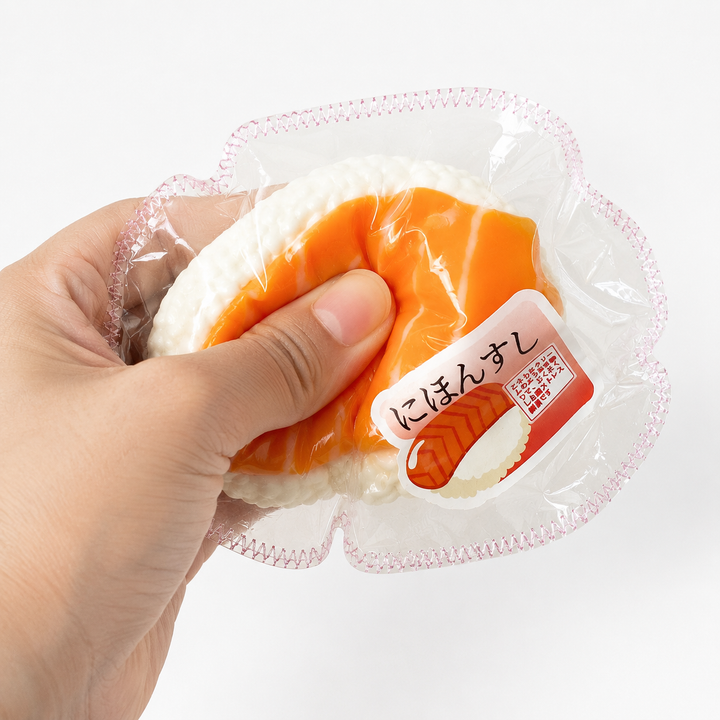 Salmon Sushi Squishy Toy | Nigiri Sensory Stress Toy