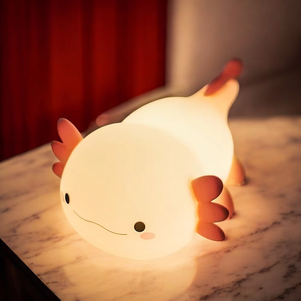 Silicone Axolotl Design Night Light