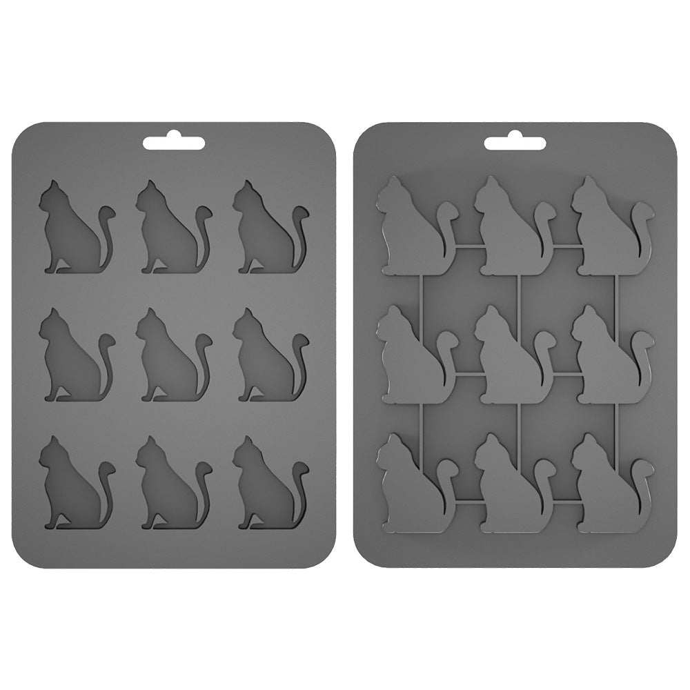 Silicone Cat Ice Cube Tray – Creative DIY Cat Mold