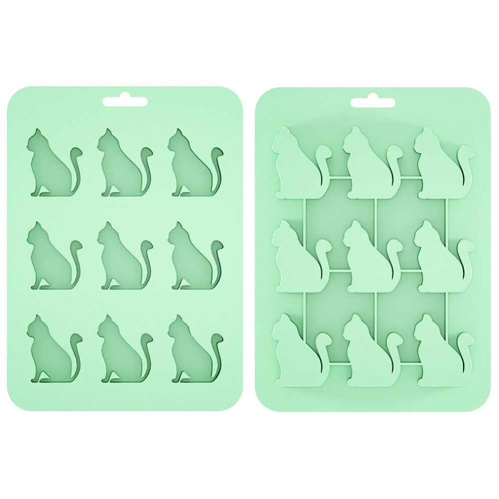 Silicone Cat Ice Cube Tray – Creative DIY Cat Mold