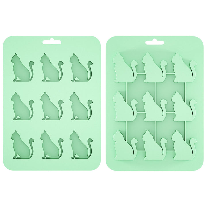 Silicone Cat Ice Cube Tray – Creative DIY Cat Mold