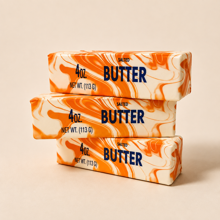 Slow Rising Butter Squishy Toy – Marbled PU Stress Toy