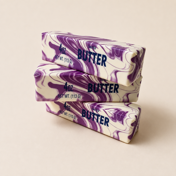 Slow Rising Butter Squishy Toy – Marbled PU Stress Toy