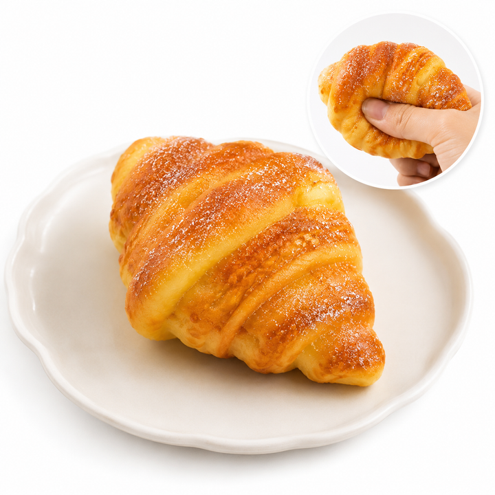Slow Rising Croissant Squishy Toy | Realistic Stress Relief