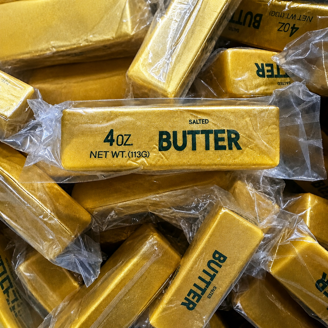 Slow Rising Gold Butter Stick Squishy Stress Relief Toy 14cm
