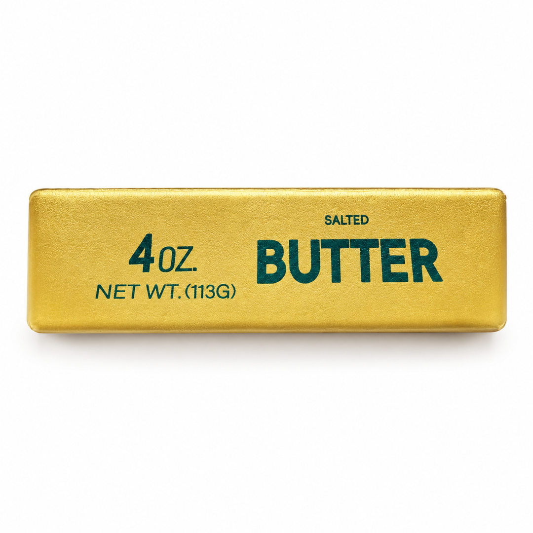 Slow Rising Gold Butter Stick Squishy Stress Relief Toy 14cm