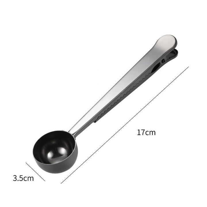 Stainless Steel Coffee Spoon with Bag Clip