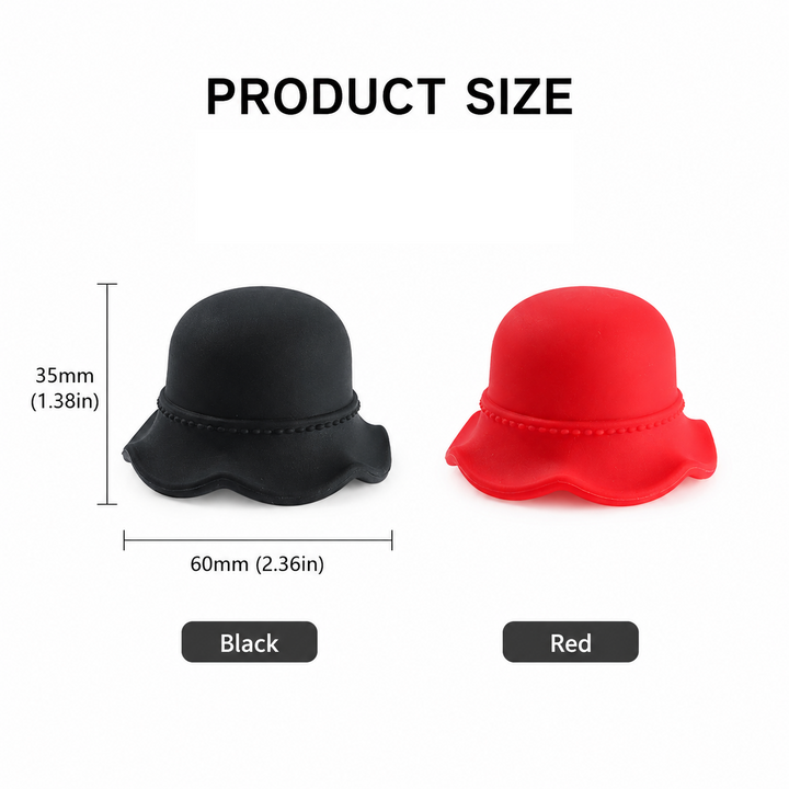 Sun Hat Wine Bottle Stopper | Silicone Bottle Sealer Cap