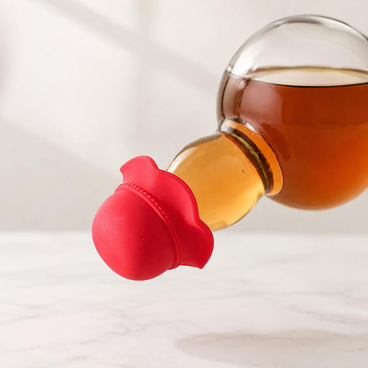 Sun Hat Wine Bottle Stopper | Silicone Bottle Sealer Cap